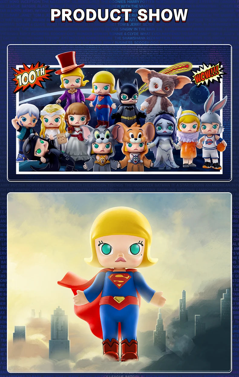 Molly Warner Bros POP MART 100eme anniversaires édition limité