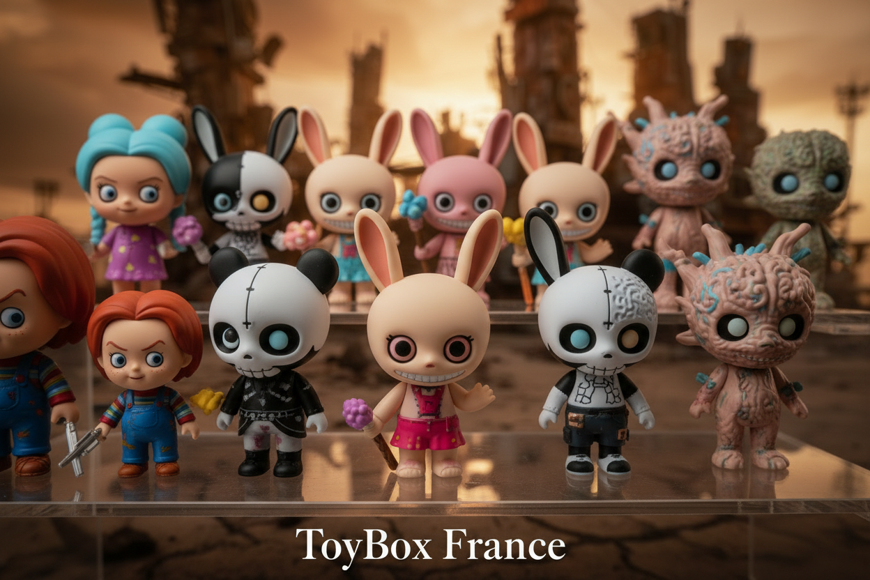 Figurines Pop Mart ToyBox France - Vue rapprochée